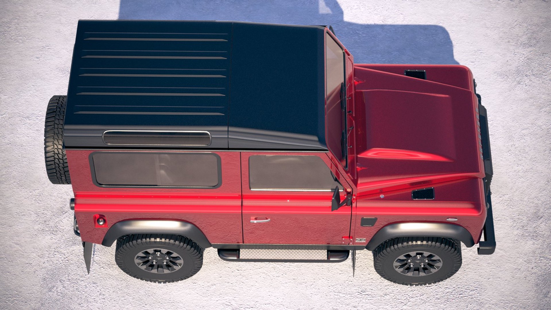 3D land rover defender model https://p.turbosquid.com/ts-thumb/Jn/E1jUJ3/0iZjXVYL/land_rover_defender_2018_0007/jpg/1517591133/1920x1080/fit_q87/24286957355795f296c2101954a74a7c04b9e449/land_rover_defender_2018_0007.jpg