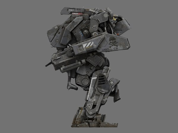 mech robot obj