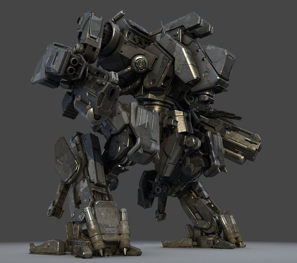 mech robot obj