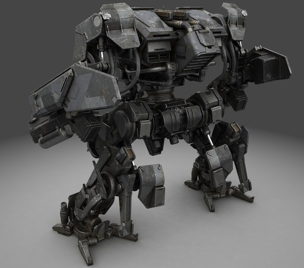 mech robot obj