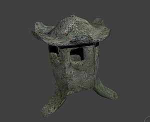 Old asian like lime lamp
