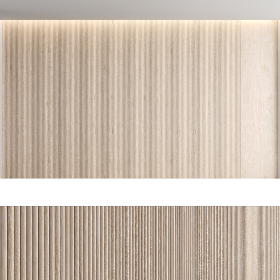 3D Model Wood Wall Panels - TurboSquid 1532221