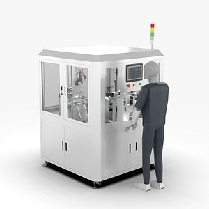 Automatic Winding Tape Machine 3D