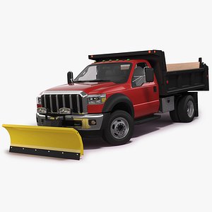 Snow Plow Truck 3D
