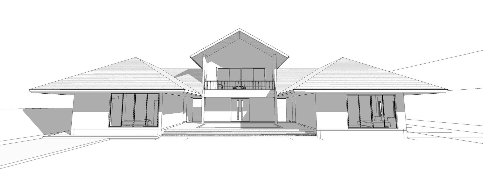 U House In REVIT Model - TurboSquid 1975352
