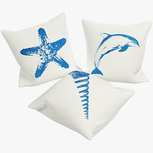 Sea Pillows V4 3D model