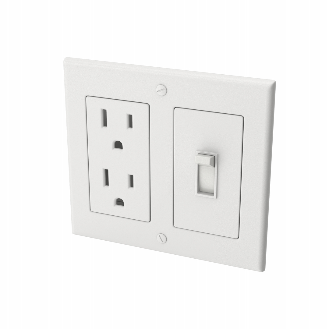 Electrical Outlet And Light Switch Model TurboSquid 2163865