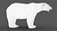 3D北极熊模型动画