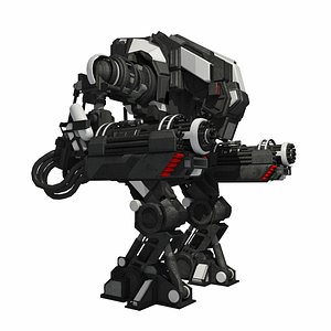 - sci-fi mech robot 3D model