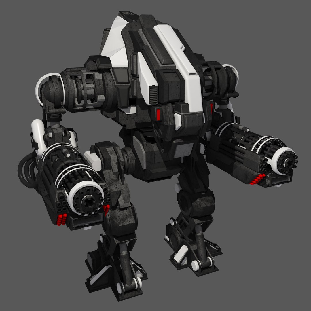 - Sci-fi Mech Robot 3D Model - TurboSquid 1159444