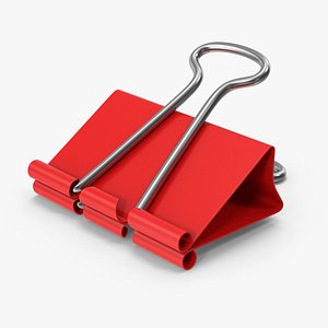 Red Binder Clip