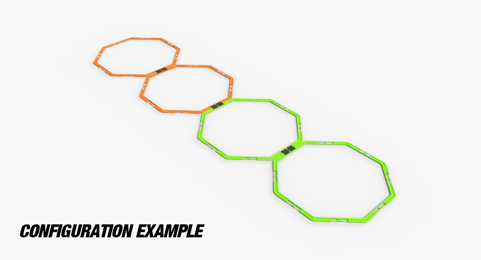 Flat octagon hurdle sparq 3D model TurboSquid 1293996