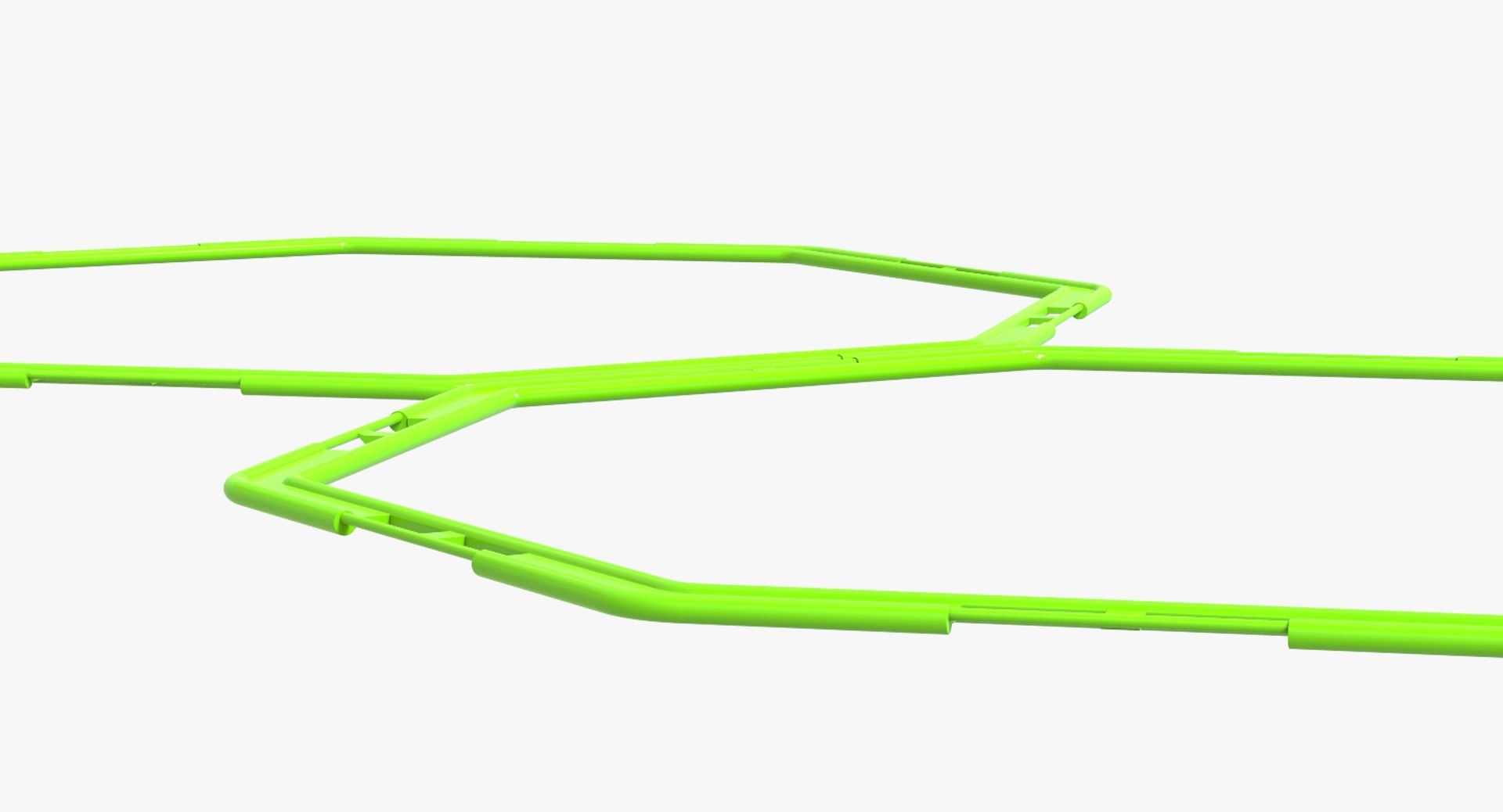 Flat octagon hurdle sparq 3D model TurboSquid 1293996