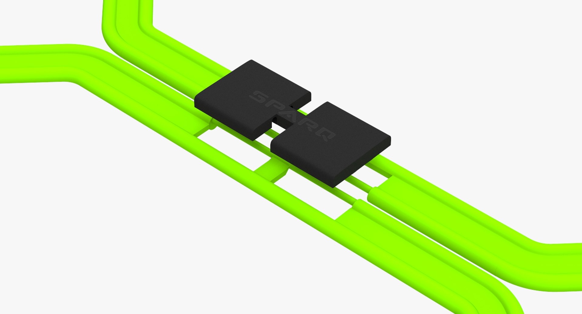 Flat octagon hurdle sparq 3D model TurboSquid 1293996