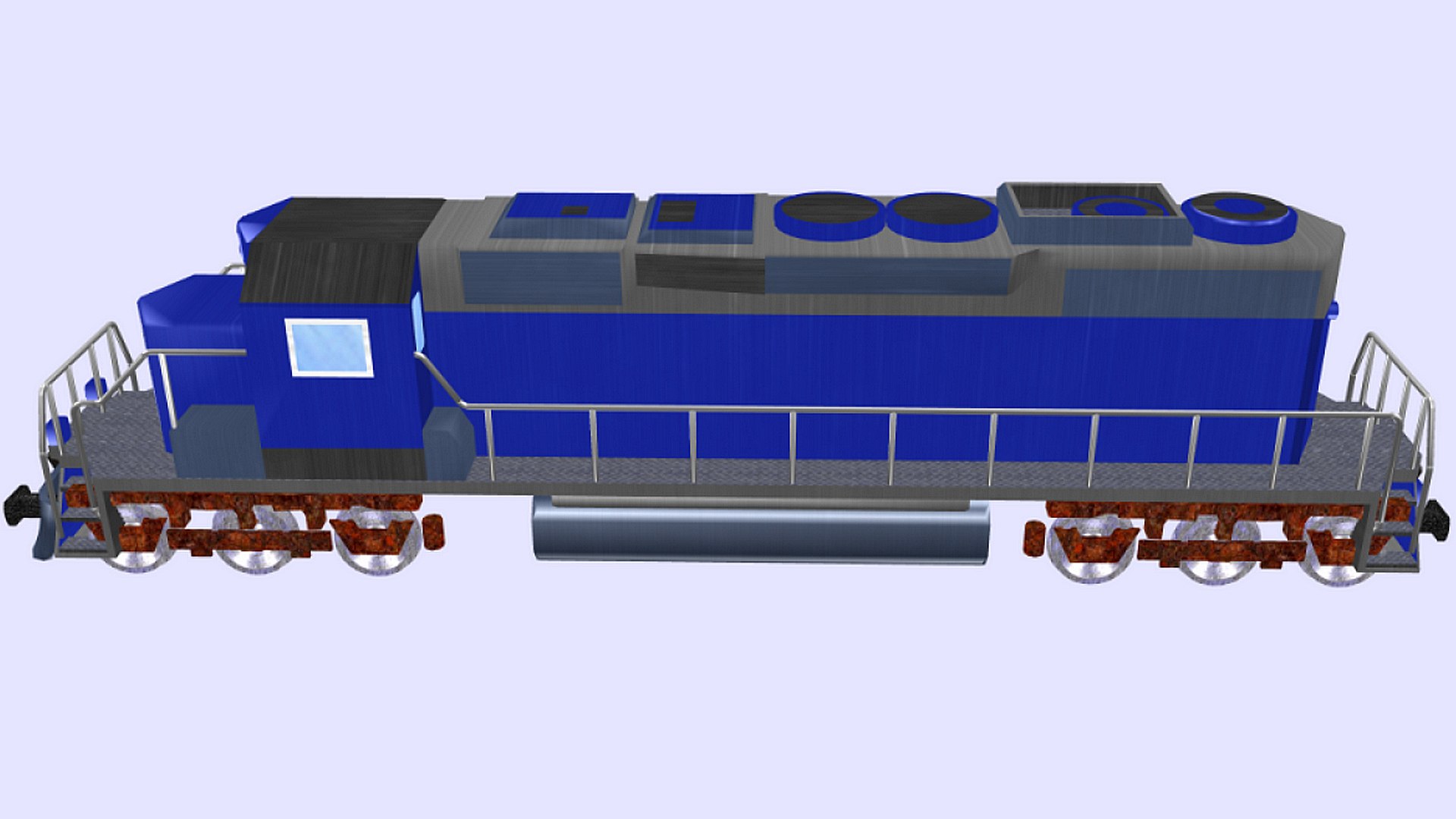 Sd-40 Diesel Locomotive 3D Model - TurboSquid 1713559