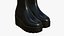 Leather Boots Women Black
