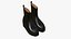 Leather Boots Women Black