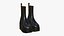 Leather Boots Women Black