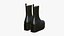 Leather Boots Women Black