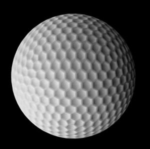3d model golf ball