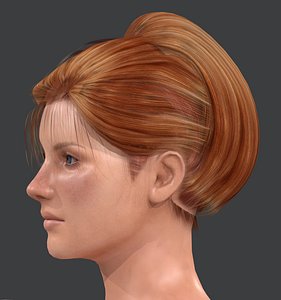 3D lisa character blender realist model