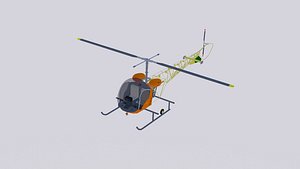 3D bell h-13 sioux