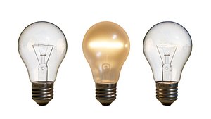 incandescent light bulb model