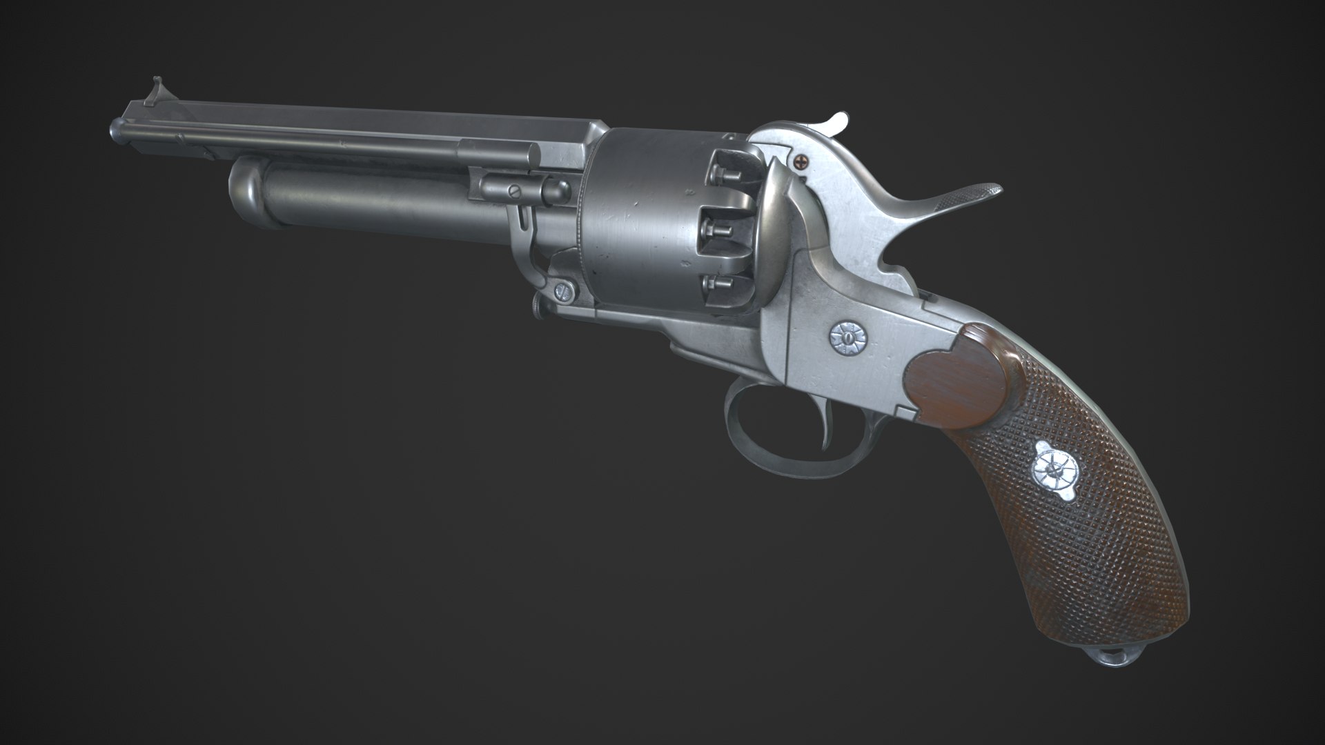 LeMat Revolver Model - TurboSquid 2272640