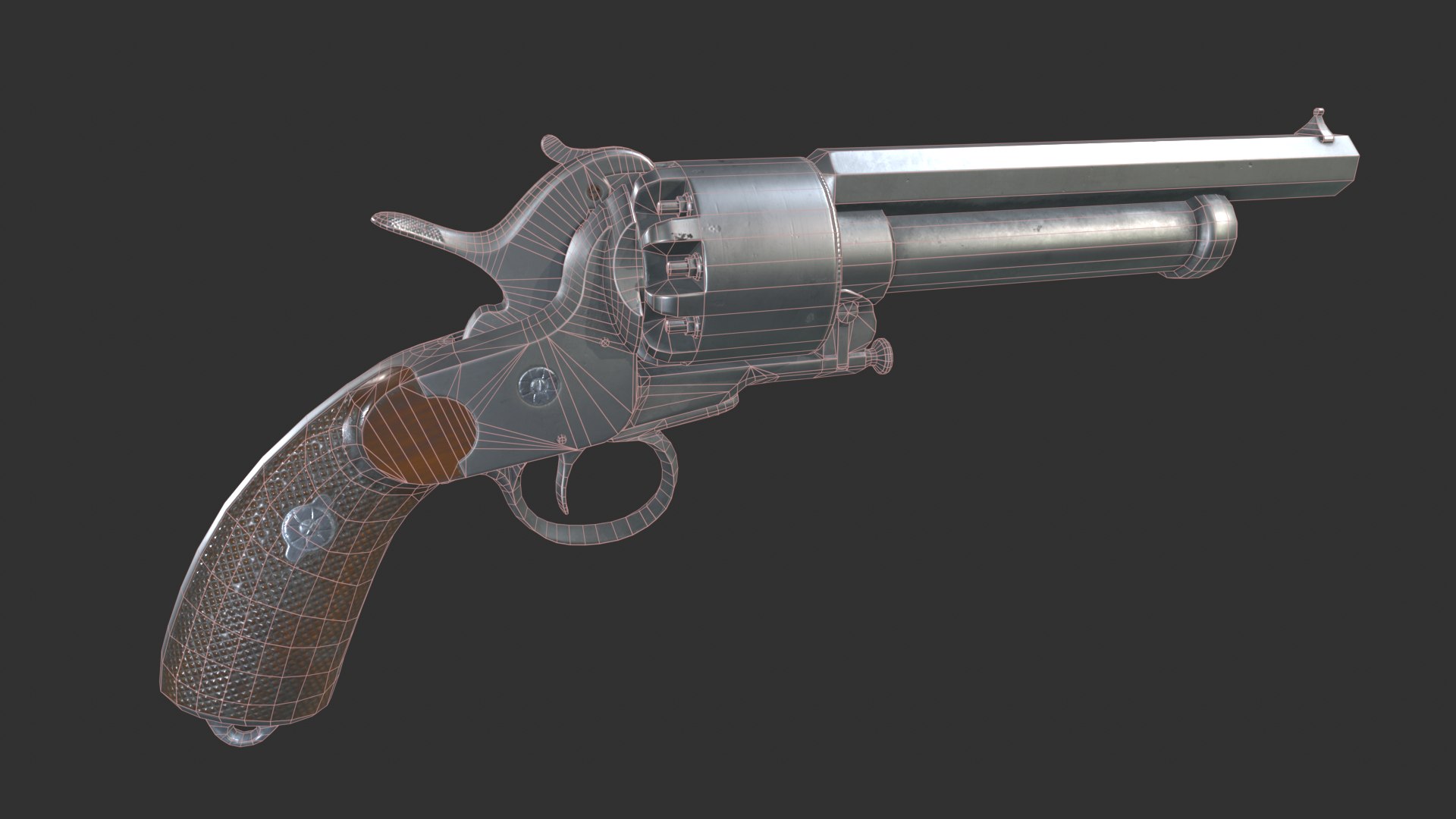 LeMat Revolver Model - TurboSquid 2272640