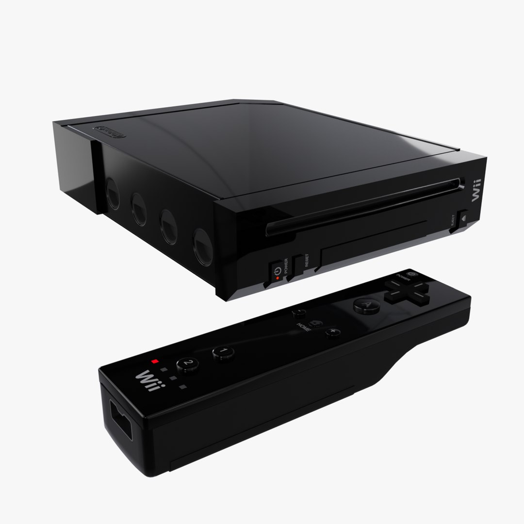 Nintendo wii 3D model TurboSquid 1996357