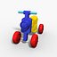 plastic buggy 3d model