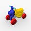plastic buggy 3d model