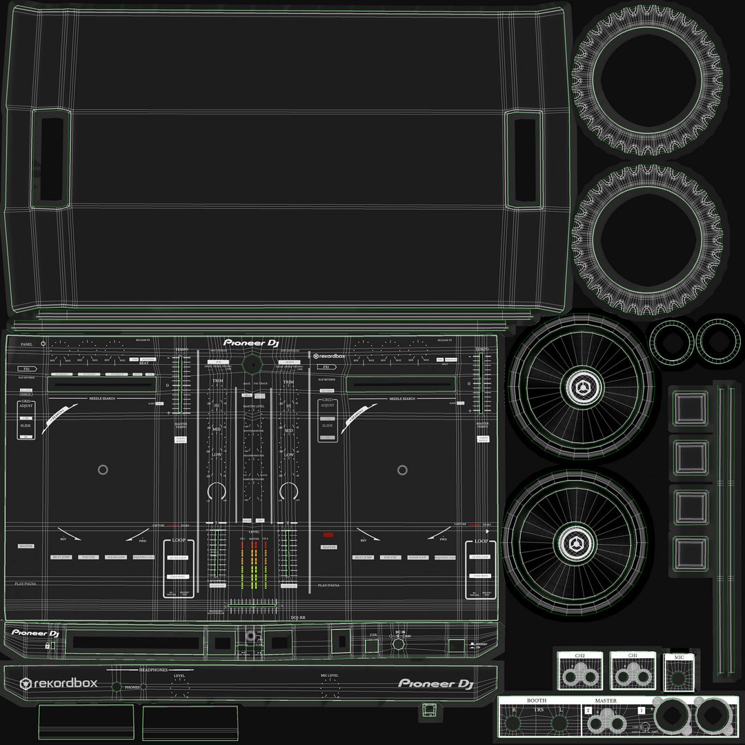 DJ Controller 3D Model - TurboSquid 2111309
