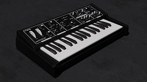 Synthesizer Moog the Rogue 3D model
