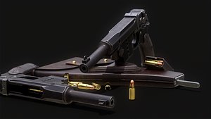 3D Bergmann No 5 gun model