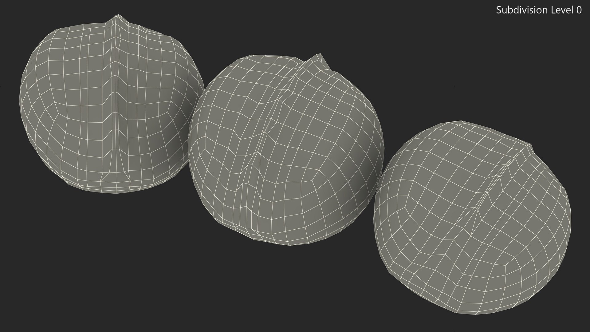 Peeled Macadamia Nuts 3D Model - TurboSquid 2179985