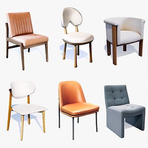 3D Restaurant Chair bundle