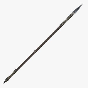Fantasy Spear RPG Spear Polearm Pike Partisan Partizan Javelin Spear Throwing Light Spear Arrow
