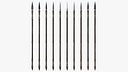Fantasy Spear RPG Spear Polearm Pike Partisan Partizan Javelin Spear Throwing Light Spear Arrow