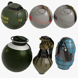6 Rare Grenades pack
