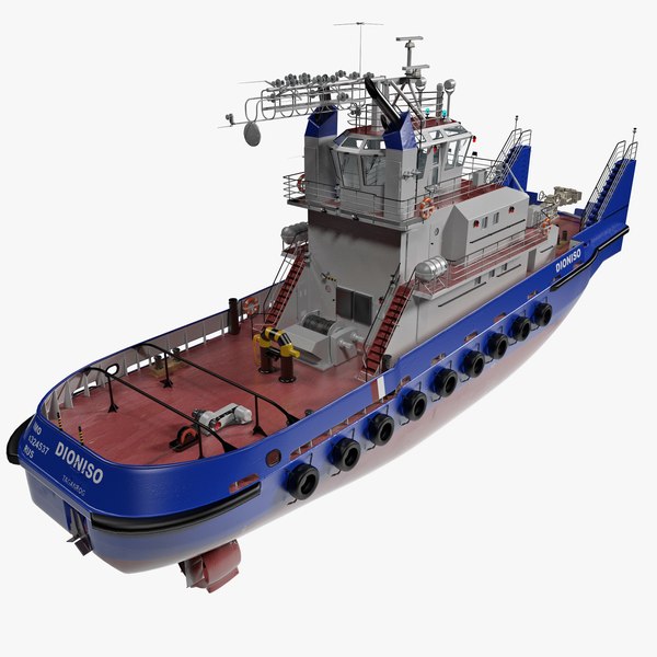 modèle 3D de Remorqueur pousseur TurboSquid 780546