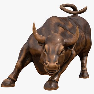 bull wall street 3D model