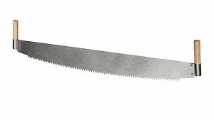 Two handed saw 3D model