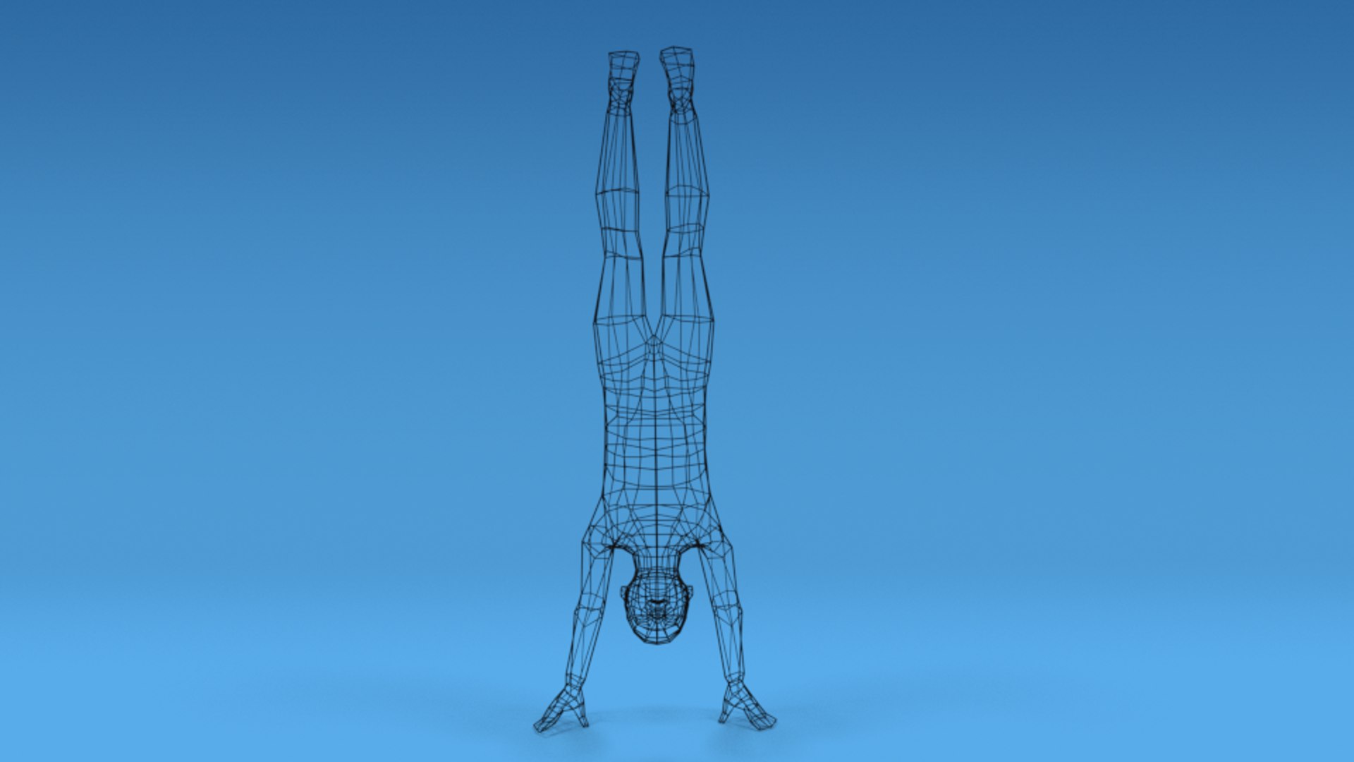 3D Model Kid Handstand Pose - TurboSquid 1504172