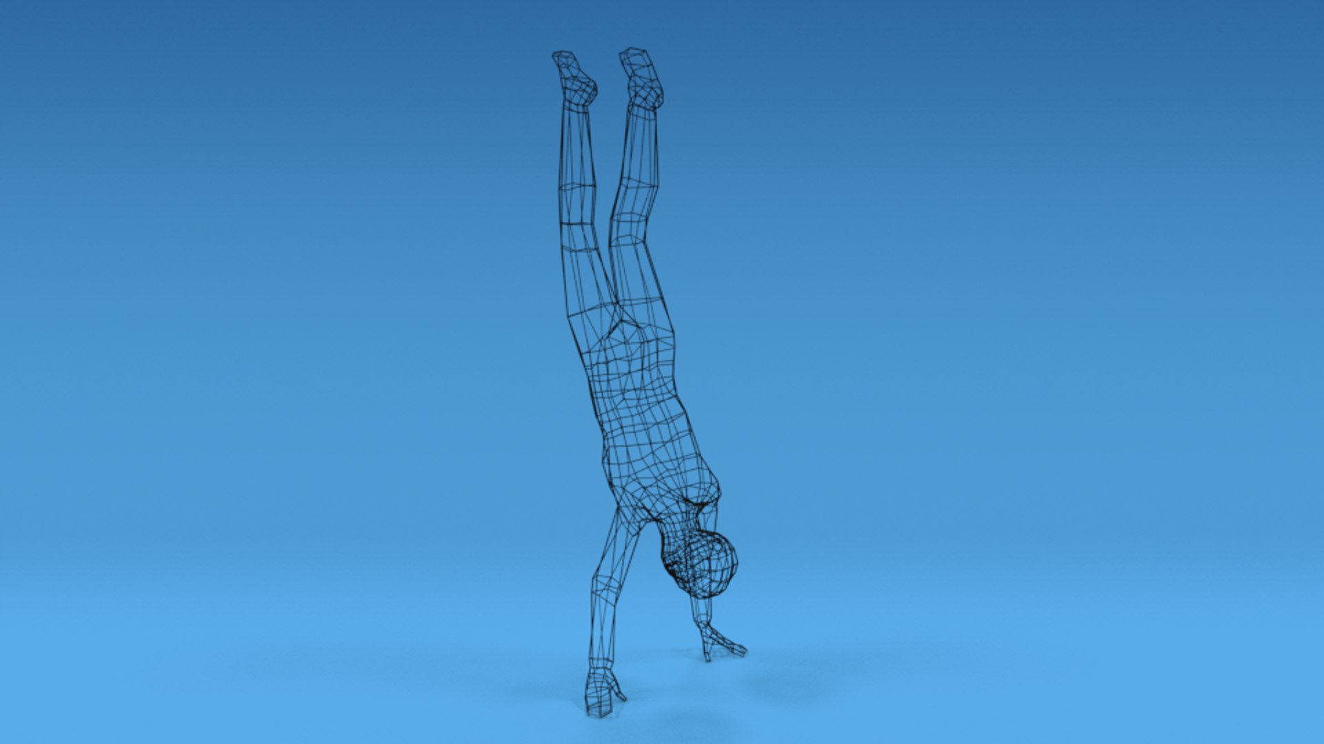3D Model Kid Handstand Pose - TurboSquid 1504172