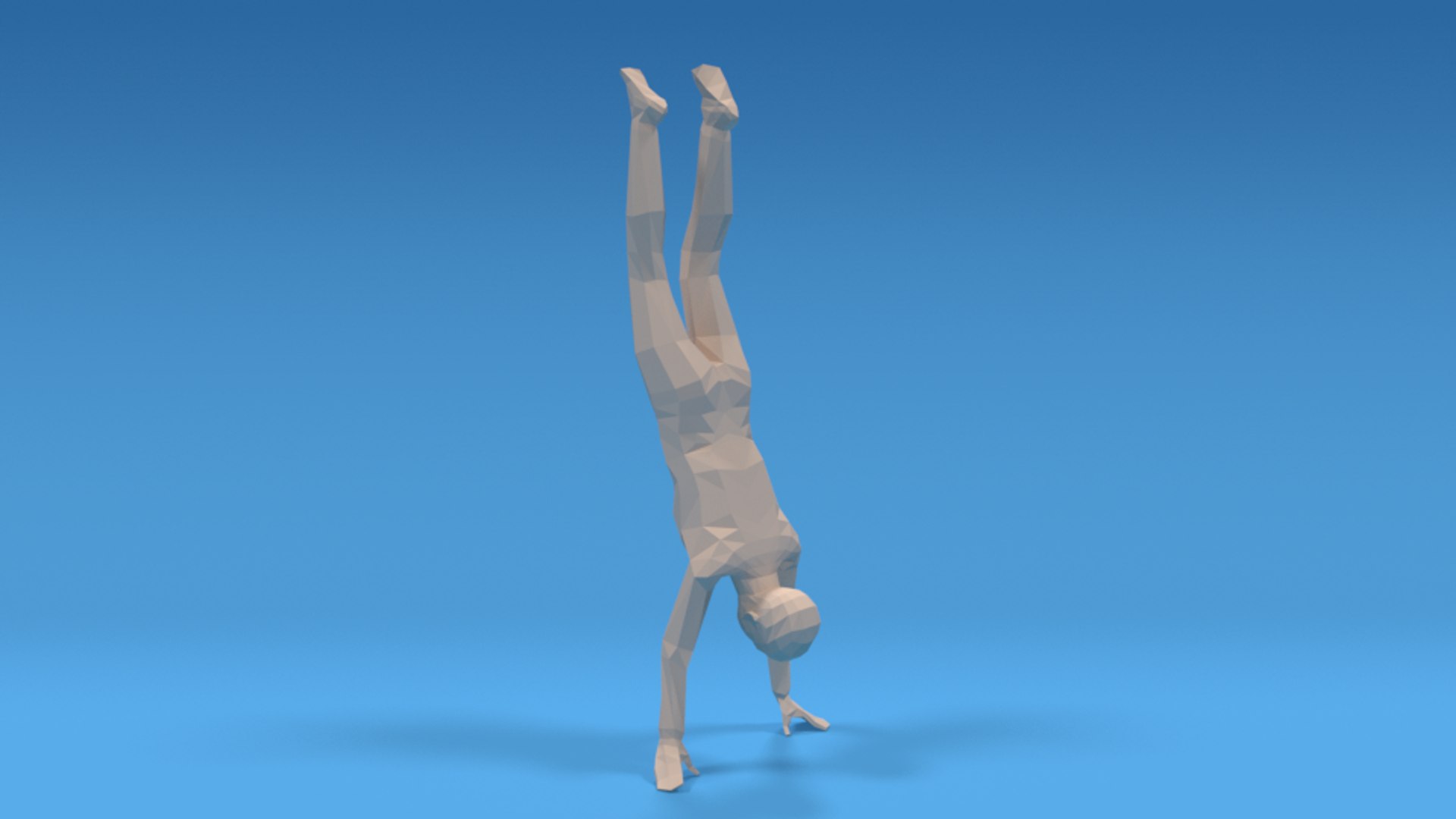3D Model Kid Handstand Pose - TurboSquid 1504172