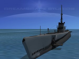 subs balao class submarines 3d 3ds