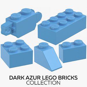 Dark Azur Lego Bricks Collection