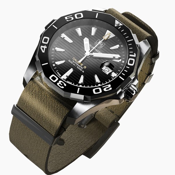 3D TAG Heuer Aquaracer model