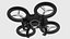 Dron cuadricóptero futurista